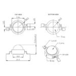 High Power SMD LED, Cool White, 1Watt - Image 4