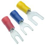 M4 Screw Insulated Fork Terminal for 2mm wire - 10pcs