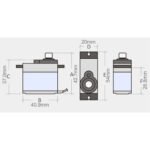 MG996R Servo Motor Metal Gear (11kg/cm) - Image 3