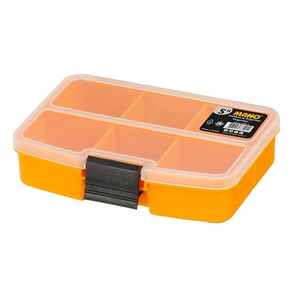 Mano ORG-5 Small Parts Organizer Box - 134x101x31mm | Flux Electronix