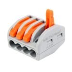 PCT-214 Spring Lever Connector, 4Pin | WAGO