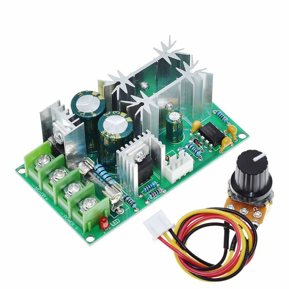 thumbnail image 2 of DC10V-60V 20A PWM Motor Speed Controller – Waterproof Shell, Unbranded 2 of 3