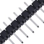Pin Header Male (2.54mm) 1X40 Straight, Black - Image 3