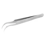 Precision Stainless Steel Tweezers Angled MR-15 - Image 3
