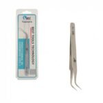 Precision Stainless Steel Tweezers Angled MR-15