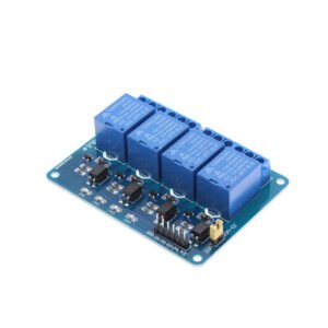 5Vdc Relay Module 4 Channel - H/L Trigger | Flux Electronix