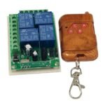 Remote Control Switch 4Ch 433Mhz 12Vdc Without Remote