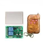 Remote control switch 2CH 433MHZ 220VAC  WITH REMOTE