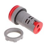 Round Frequency Indicator 0-99HZ - 22mm - Red - Image 3
