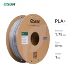 eSUN Silver PLA+ Filament, 1.75mm, 1kg/Roll - Image 2