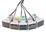 Square Thermometer Indicator (-20:199C) - 22mm - Red - Image 2