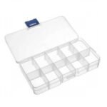 Plastic storage Box, 10 Compartments, 125x65x22mm HQ