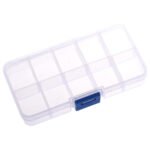 Plastic storage Box, 10 Compartments, 125x65x22mm HQ - Image 3