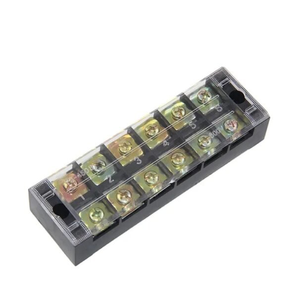 TB-1506 Fixed Barrier Terminal Block (15A-600V) 6pin