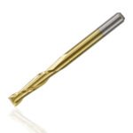 3.175mm Titanium Coated Carbide Flat End Mill, 3.175 Shank, Two Flute - Image 3