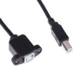 USB Type B Panel Mount Extension Cable - 150cm - Image 4