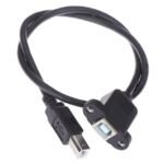 USB Type B Panel Mount Extension Cable - 150cm