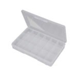 Plastic Storage Box, 18 Compartments, 210x110x33mm - Image 2