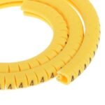 Yellow Cable Markers Identification Labels, 0-9 Numbers, 100PCS - Image 3