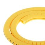Yellow Cable Markers Identification Labels, 0-9 Numbers, 100PCS - Image 4