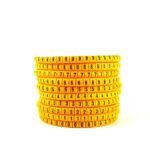 Yellow Cable Markers Identification Labels, 0-9 Numbers, 100PCS - Image 8