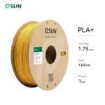eSUN Yellow PLA+ Filament, 1.75mm, 1kg/Roll - Image 2
