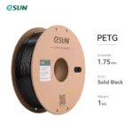 eSUN Solid Black PETG Filament, 1.75mm, 1kg/Roll - Image 2