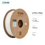 eSUN White eTPU-95A Filament, 1.75mm, 1kg/Roll - Image 2