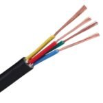 Shielded Cable, 4Cores, 0.25mm2, 24AWG, 1 Meter