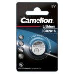 Camelion Coin Battery CR2016, 3Vdc