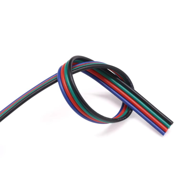 IDC Multicolor Flat Ribbon Cable 4Pin - 1 Meter | Flux Electronix