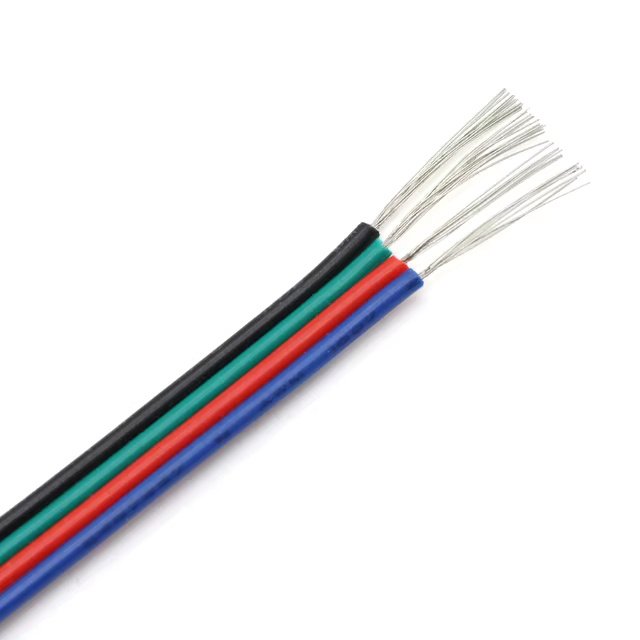 IDC Multicolor Flat Ribbon Cable 4Pin - 1 Meter | Flux Electronix