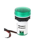 Round Voltage Current Indicator - 22mm - Green - Image 2