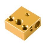 CR10S Aluminum Heater Block, Gold