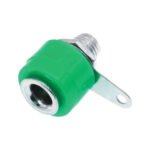 Female Banana Plug Short (4 mm) , Green Color