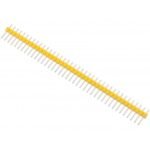 Pin Header Male (2.54mm) 1X40 Straight, Yellow