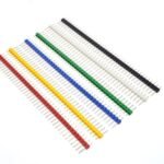 Pin Header Male (2.54mm) 1X40 Straight, Yellow - Image 3