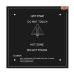 Aluminum Heated Bed 235x235x3mm, 24Vdc, 220W