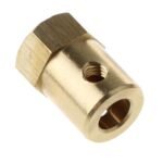 5mm Brass Hex Coupling - Short - Image 3