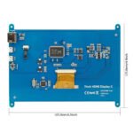 7Inch IPS Capacitive Touchscreen LCD, 1024×600, HDMI - Image 6