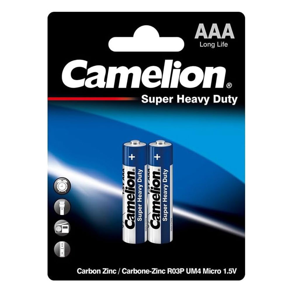 Camelion Super Heavy Duty , Size AAA-1.5V - 2Pcs (R03P-BP2B) main view
