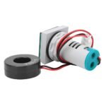 Square Voltmeter Current Frequency Indicator - 22mm - Green - Image 2
