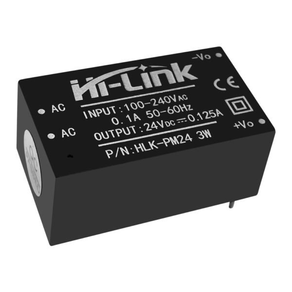 HLK-PM24 AC/DC Module 220Vac to 24Vdc, 3W | HI-LINK