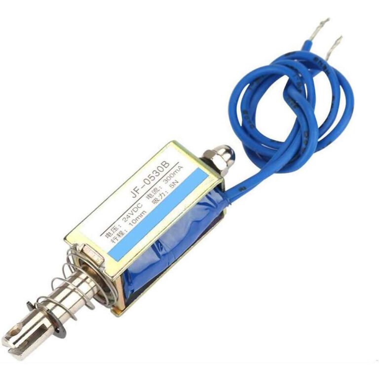 JF-0530B Electric Linear Solenoid, 24Vdc | Flux Electronix