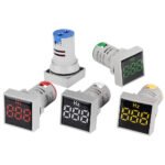 Square Frequency Indicator 0-99HZ - 22mm - Red - Image 3