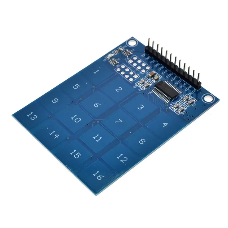 TTP229 - 16 Digital Capacitive Touch Sensor Switch Module | Flux Electronix