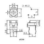 100Kohm Trimmer Pot, Top Adjust - Image 3