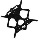 PRUSA Y-carriage Plate For 214x214mm Heated Bed Plate | Black Steel - Image 4