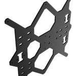 PRUSA Y-carriage Plate For 214x214mm Heated Bed Plate | Black Steel - Image 3