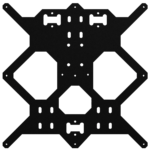 PRUSA Y-carriage Plate For 214x214mm Heated Bed Plate | Black Steel